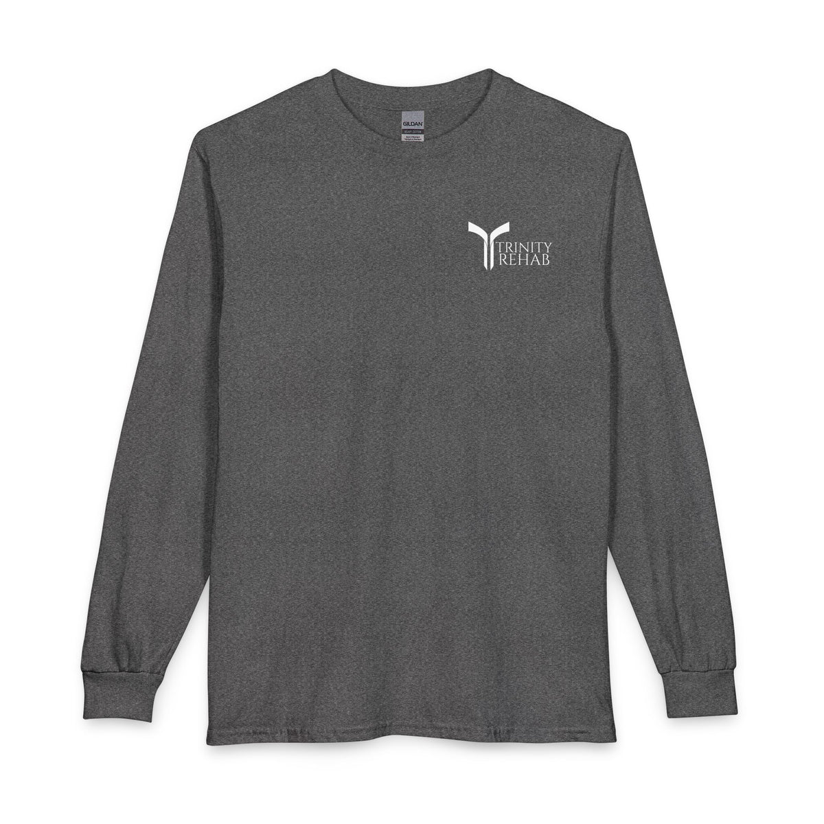 Trinity Rehab Long Sleeve T-Shirt — Logo & Mission Statement