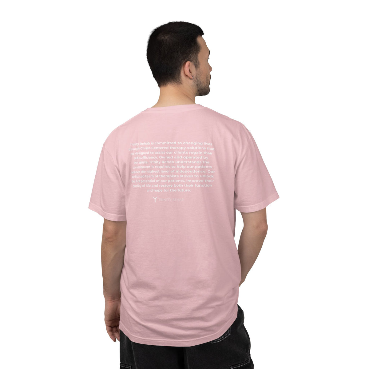 Minimalist Logo T-Shirt — Cream Garment-Dyed Casual Tee