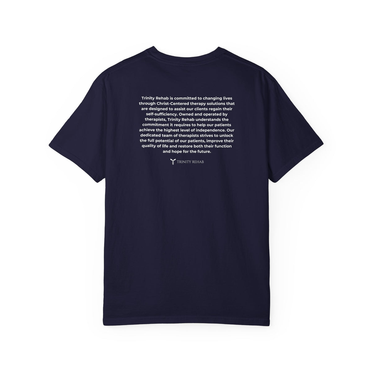 Minimalist Logo T-Shirt — Cream Garment-Dyed Casual Tee