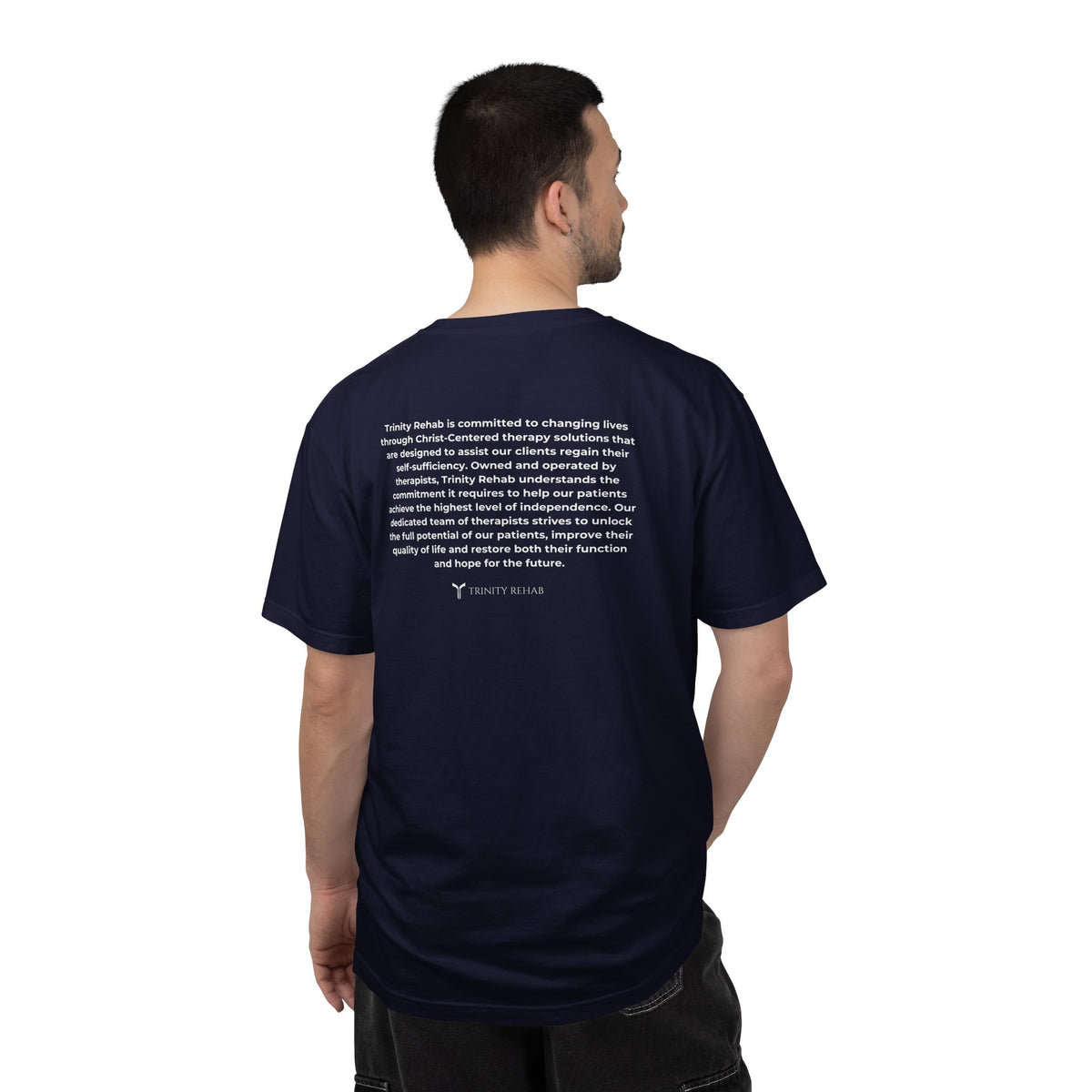 Minimalist Logo T-Shirt — Cream Garment-Dyed Casual Tee