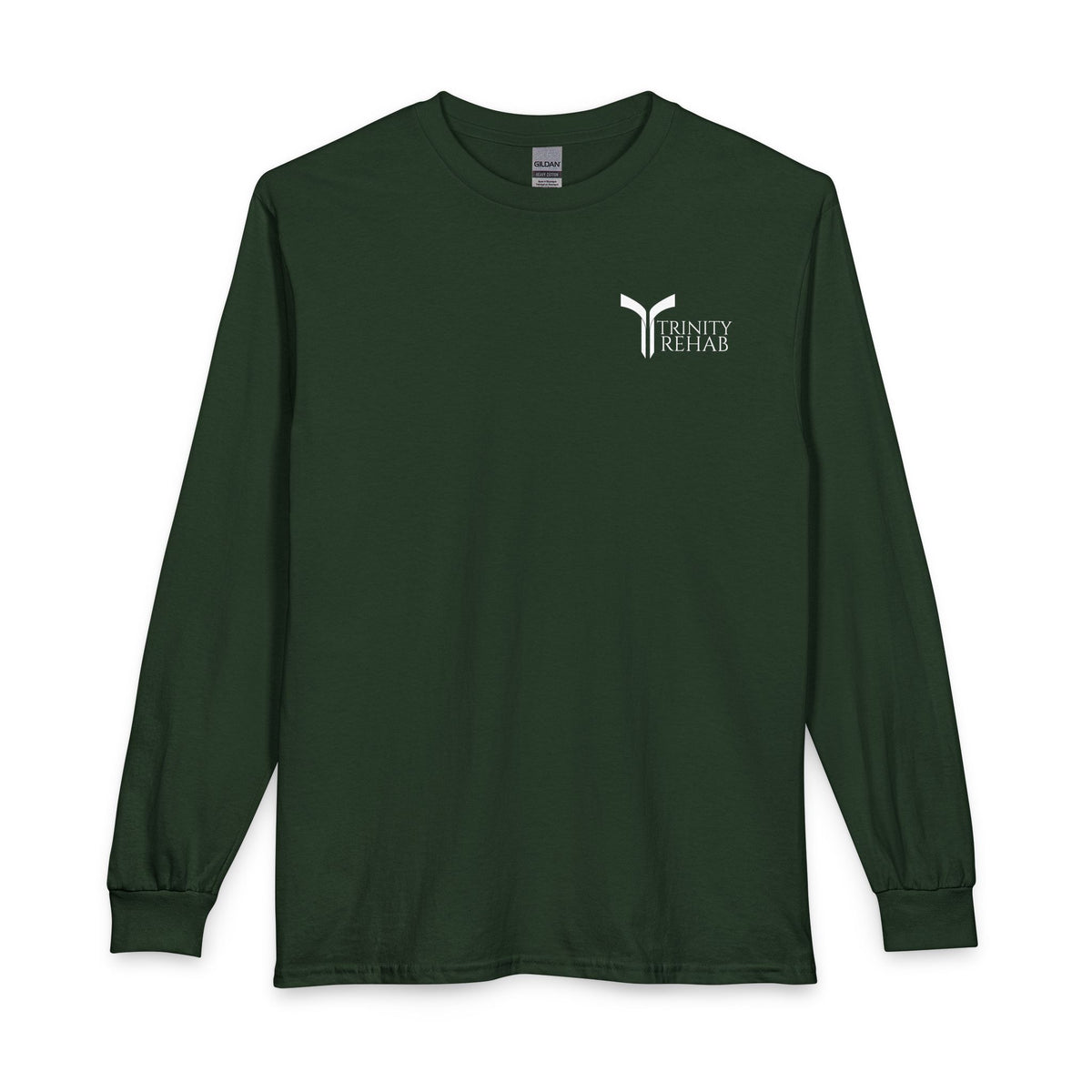 Trinity Rehab Long Sleeve T-Shirt — Logo & Mission Statement