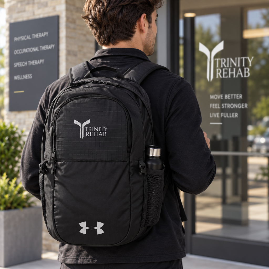 Trinity Rehab Embroidered Under Armour All‑Sport Backpack