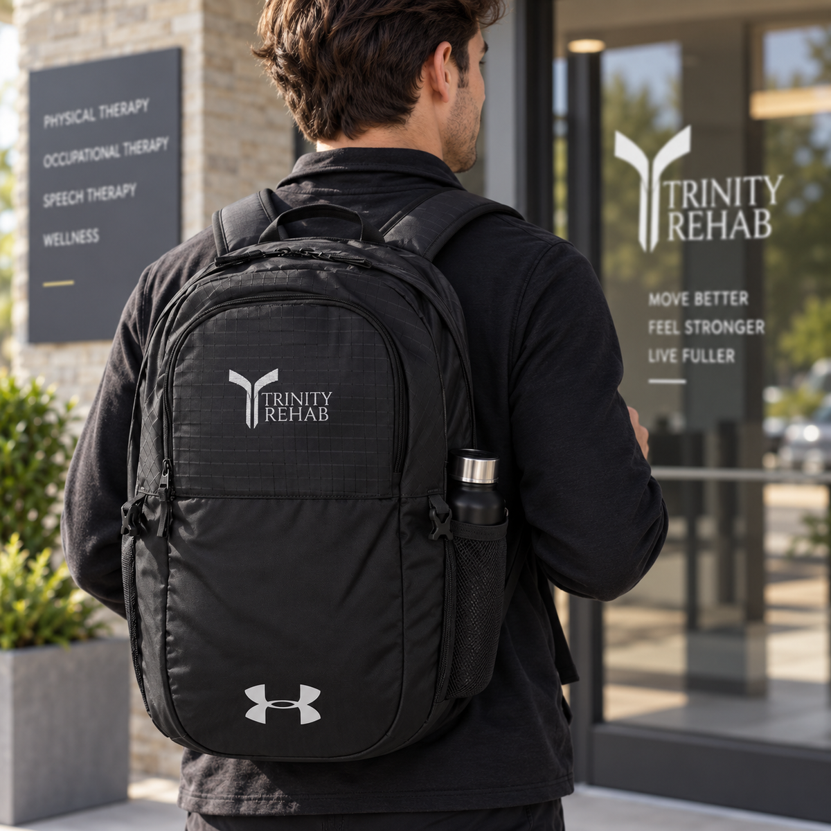 Trinity Rehab Embroidered Under Armour All‑Sport Backpack
