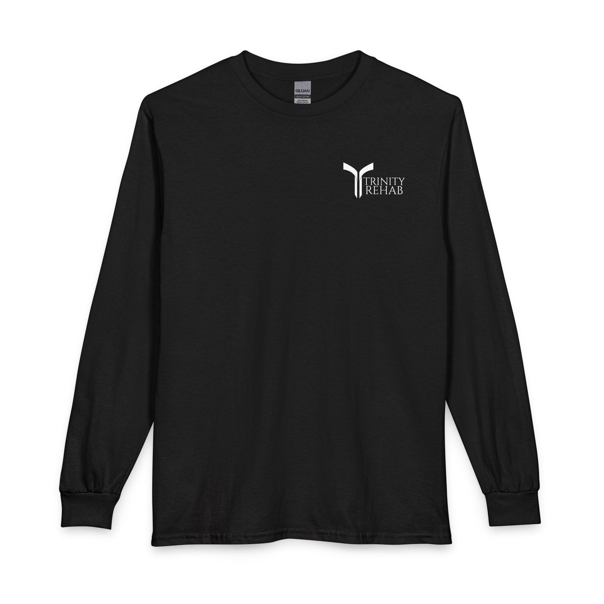 Trinity Rehab Long Sleeve T-Shirt — Logo & Mission Statement
