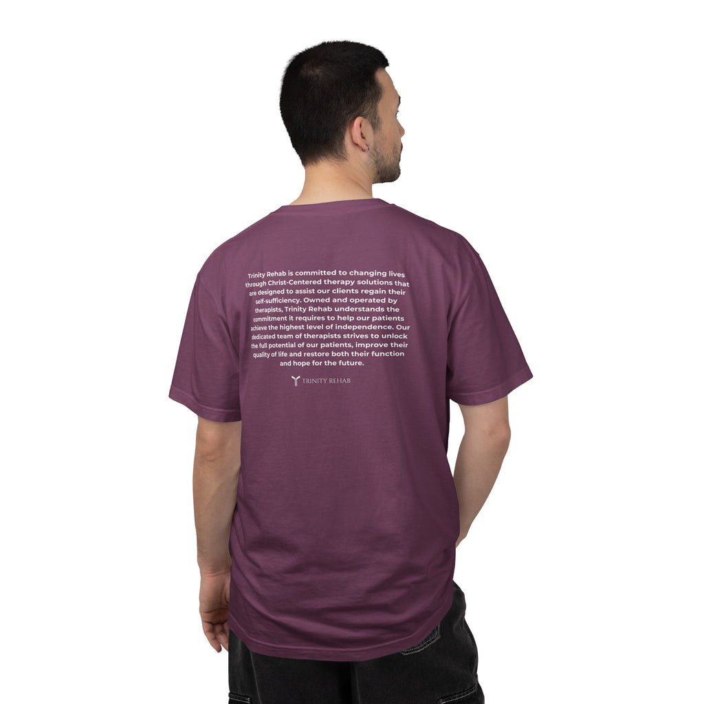 Minimalist Logo T-Shirt — Cream Garment-Dyed Casual Tee