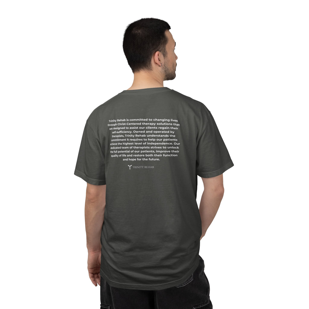 Minimalist Logo T-Shirt — Cream Garment-Dyed Casual Tee