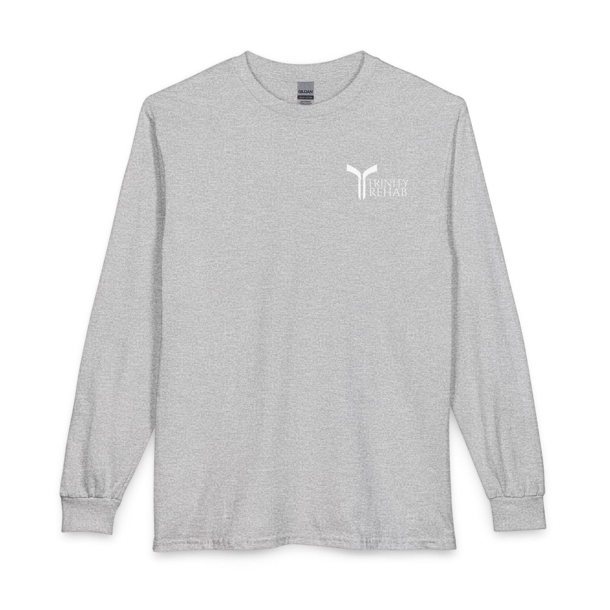 Trinity Rehab Long Sleeve T-Shirt — Logo & Mission Statement