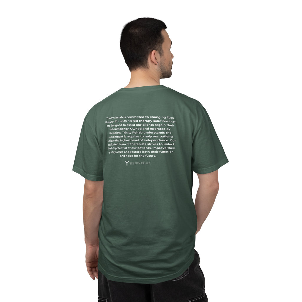 Minimalist Logo T-Shirt — Cream Garment-Dyed Casual Tee