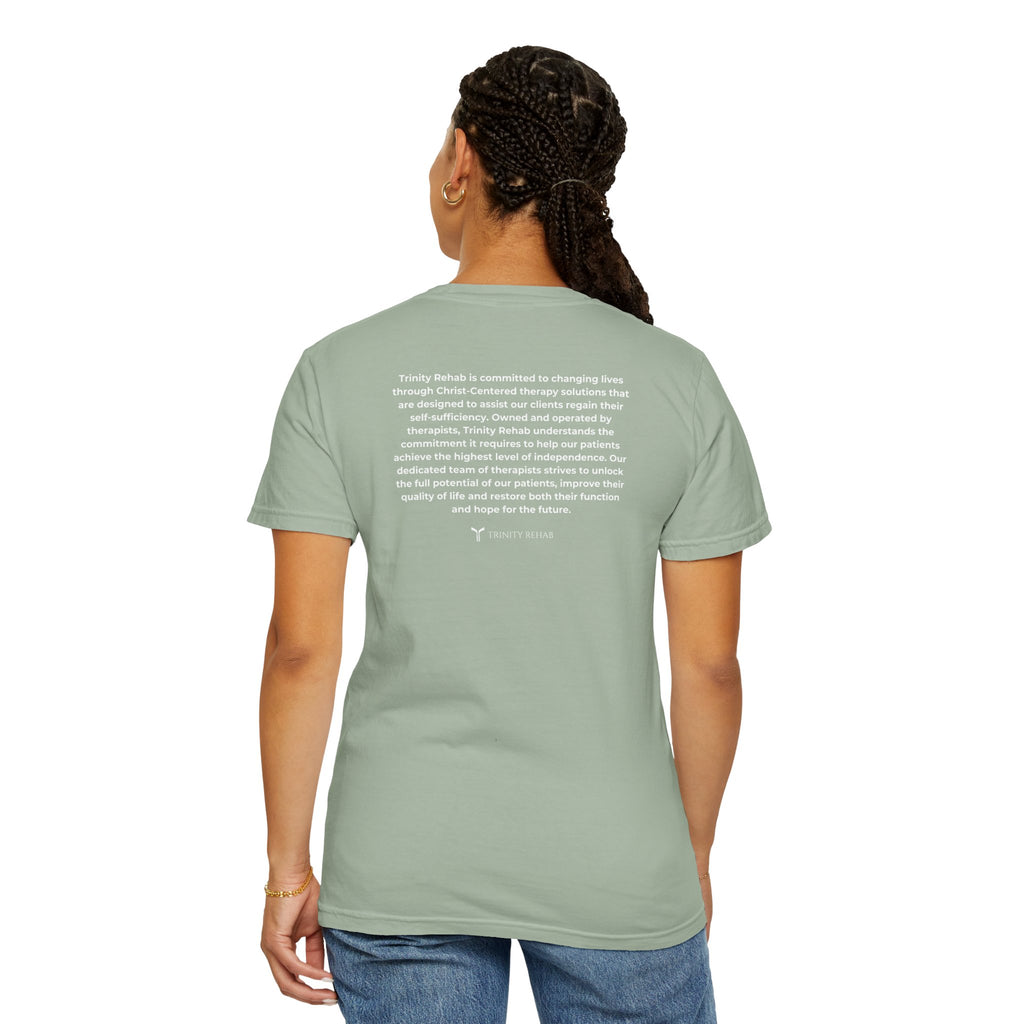 Minimalist Logo T-Shirt — Cream Garment-Dyed Casual Tee