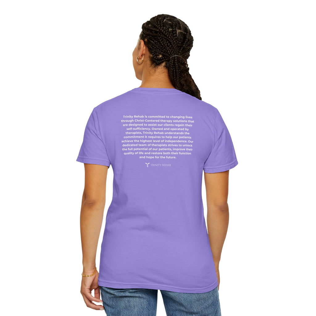 Minimalist Logo T-Shirt — Cream Garment-Dyed Casual Tee