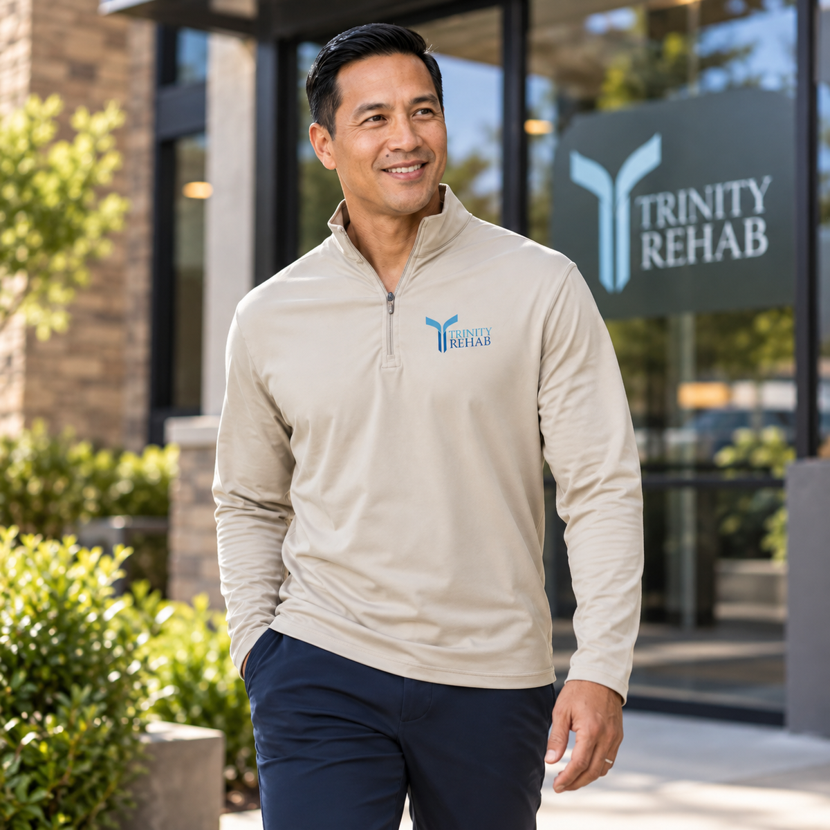 Trinity Rehab - Performance Quarter-Zip Up