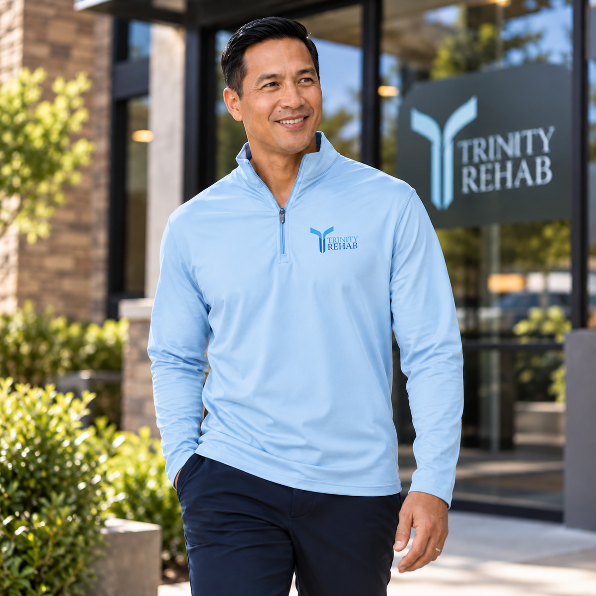 Trinity Rehab - Performance Quarter-Zip Up